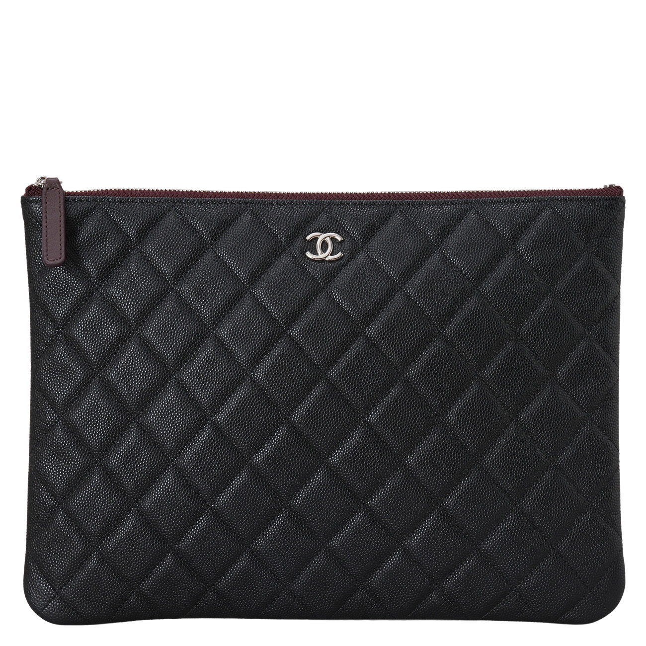 CHANEL(USED)샤넬 캐비어 클래식 클러치 뉴미듐