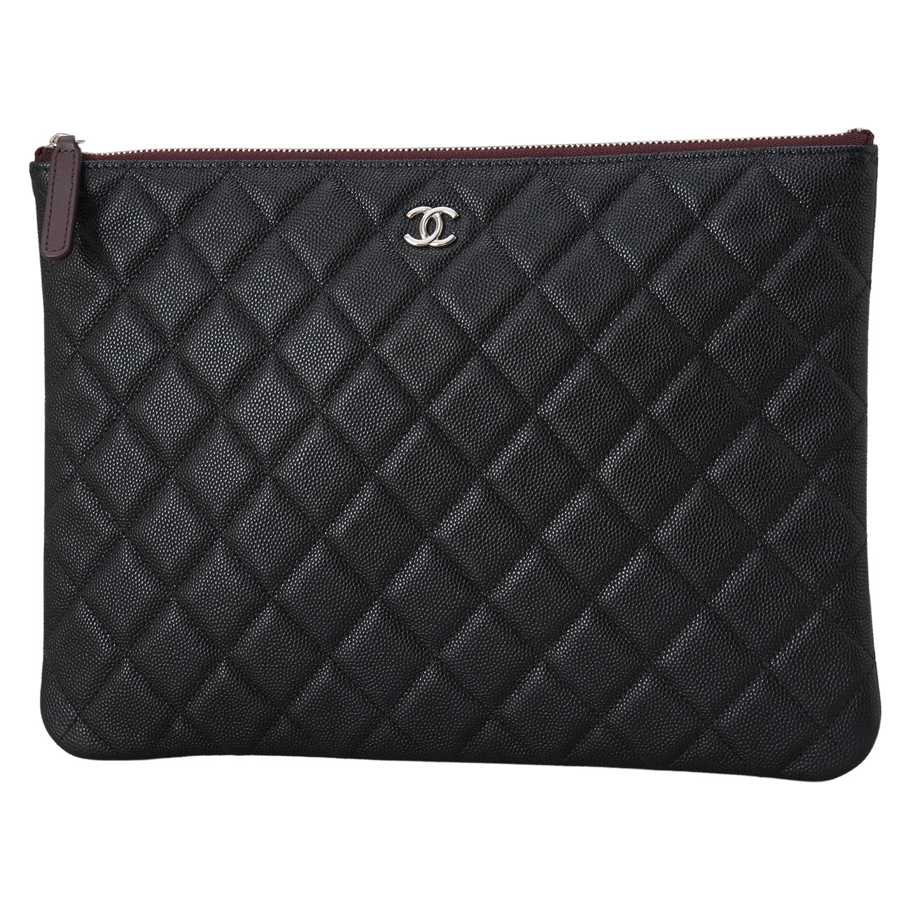 CHANEL(USED)샤넬 캐비어 클래식 클러치 뉴미듐