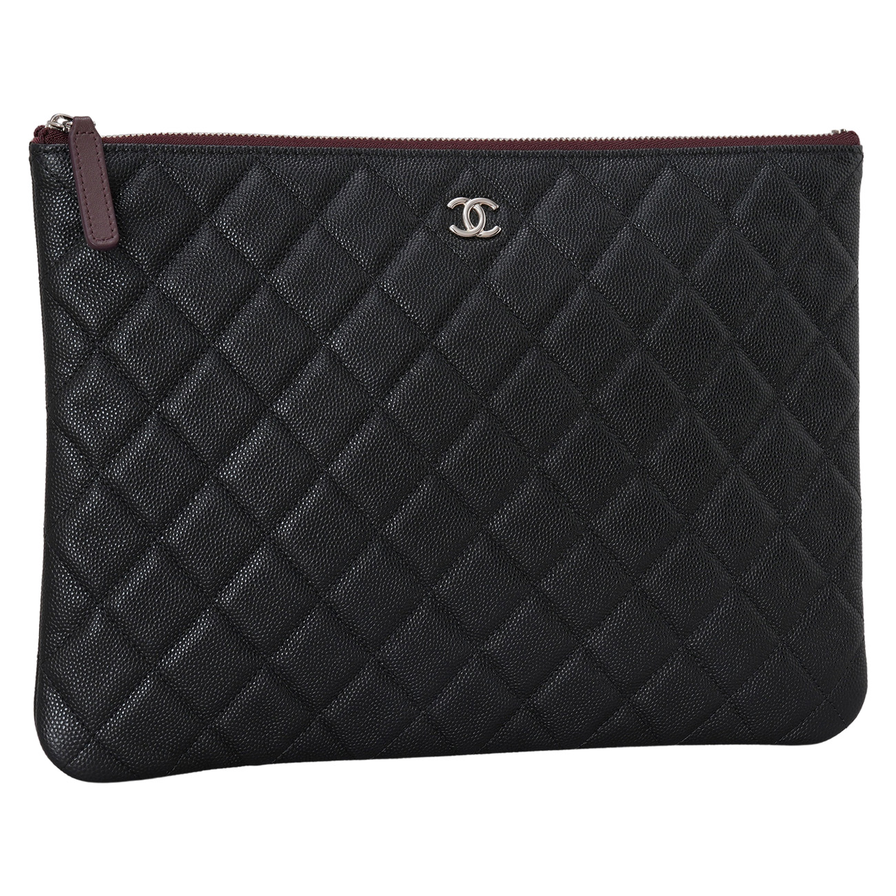 CHANEL(USED)샤넬 캐비어 클래식 클러치 뉴미듐