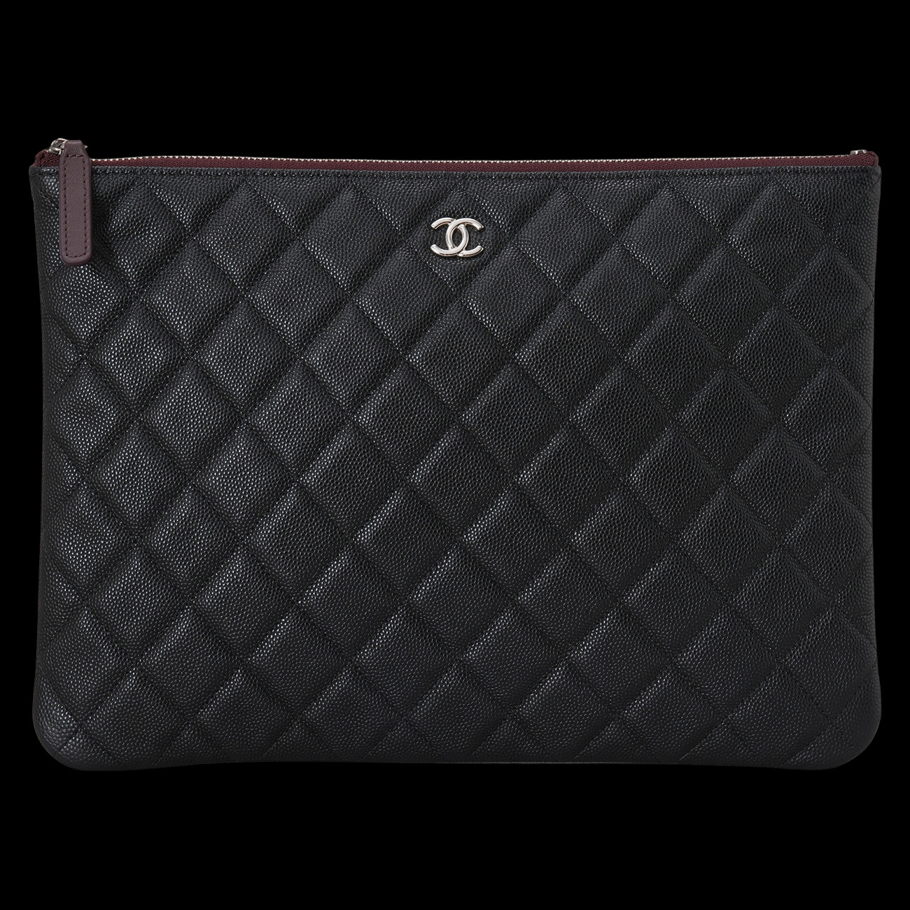 CHANEL(USED)샤넬 캐비어 클래식 클러치 뉴미듐