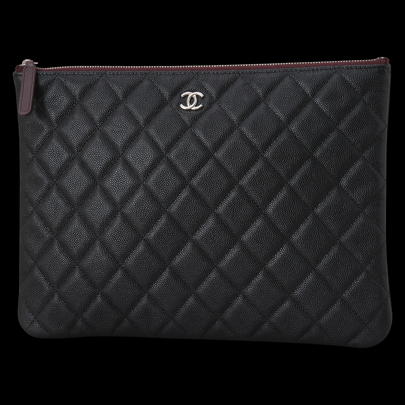 CHANEL(USED)샤넬 캐비어 클래식 클러치 뉴미듐