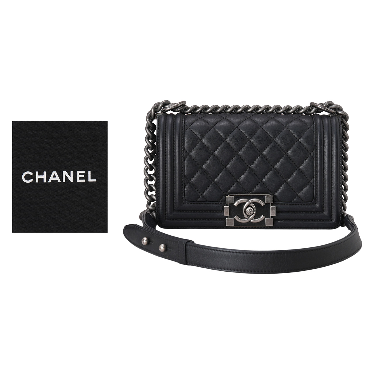 CHANEL(USED)샤넬 보이샤넬 스몰 체인 플랩백