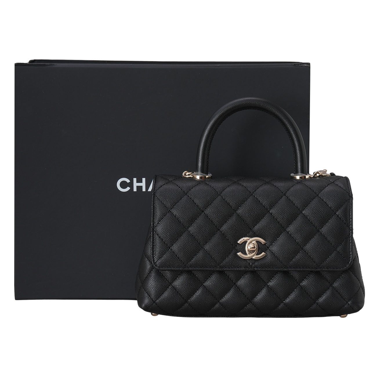 CHANEL(USED)샤넬 캐비어 코코핸들 스몰