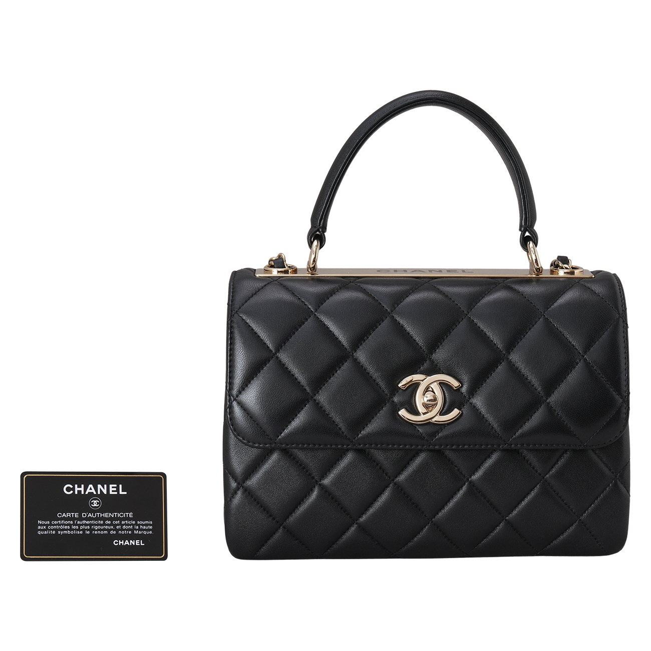 CHANEL(USED)샤넬 램스킨 트렌디 CC 스몰