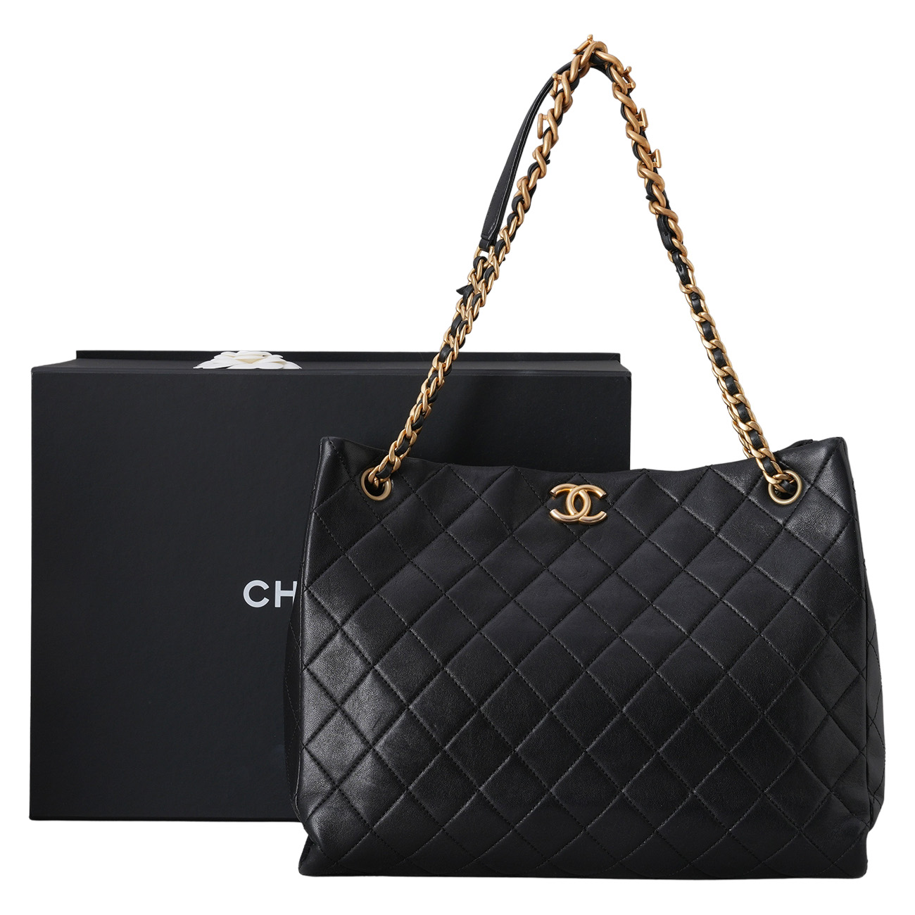 CHANEL(USED)샤넬 CC로고 시즌 쇼퍼백