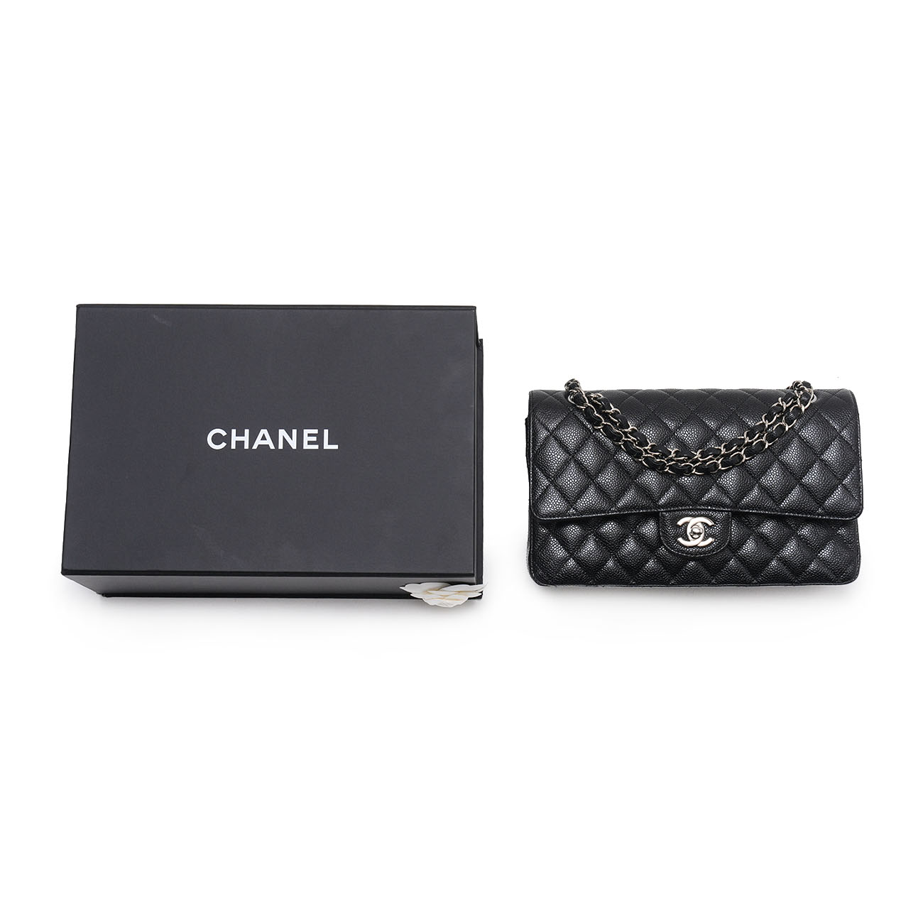 CHANEL(USED)샤넬 캐비어 클래식 미듐 플랩백