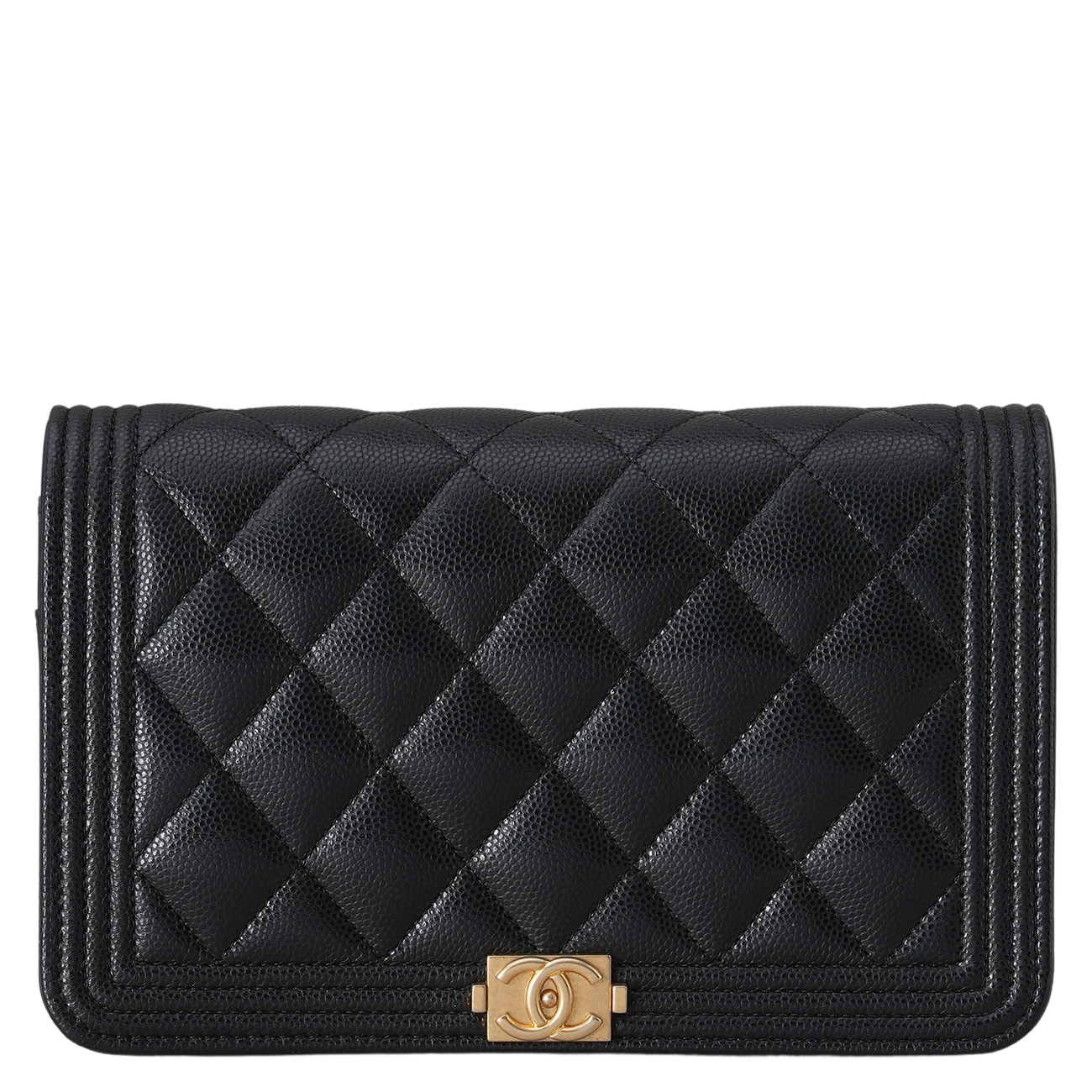 CHANEL(USED)샤넬 캐비어 보이샤넬 WOC