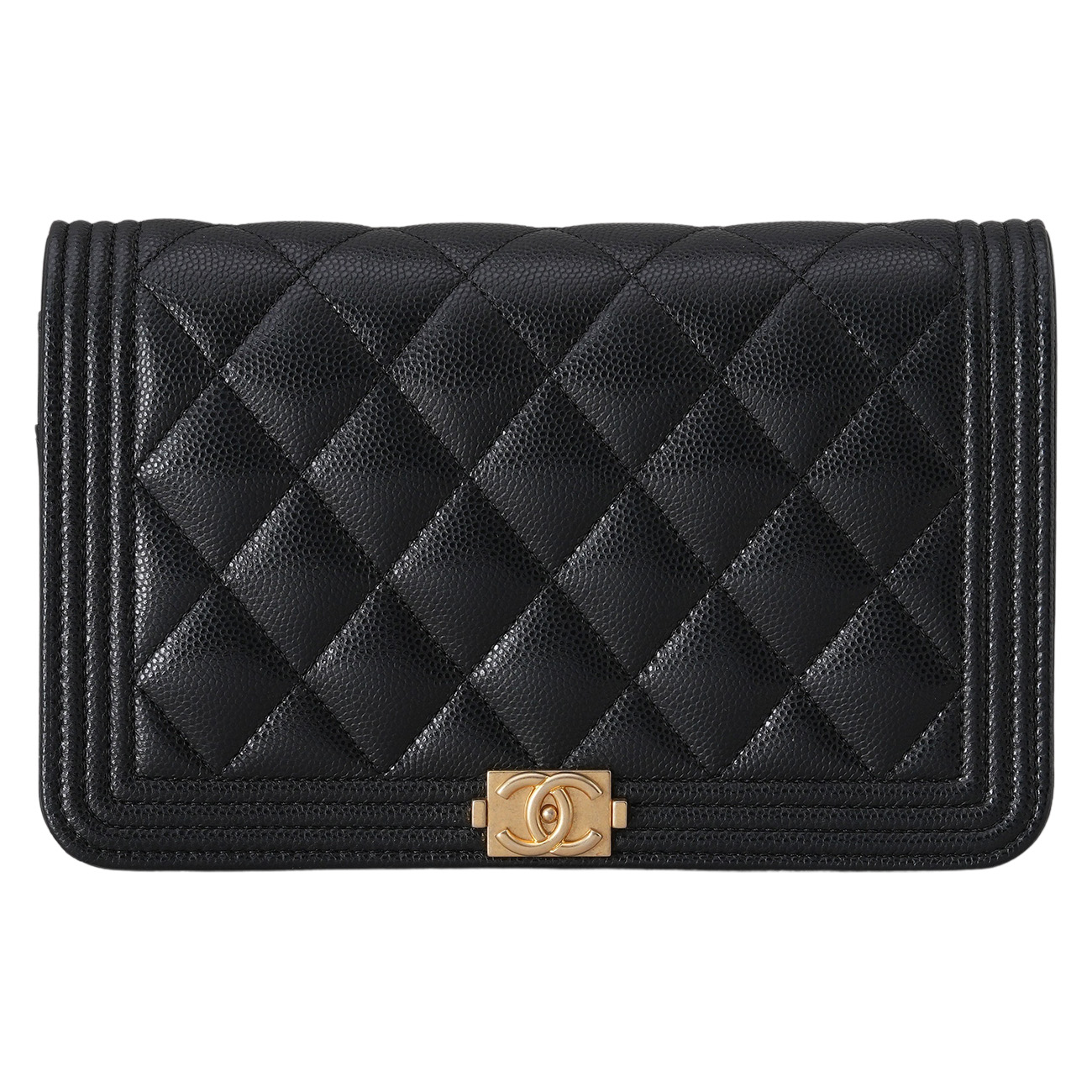 CHANEL(USED)샤넬 캐비어 보이샤넬 WOC