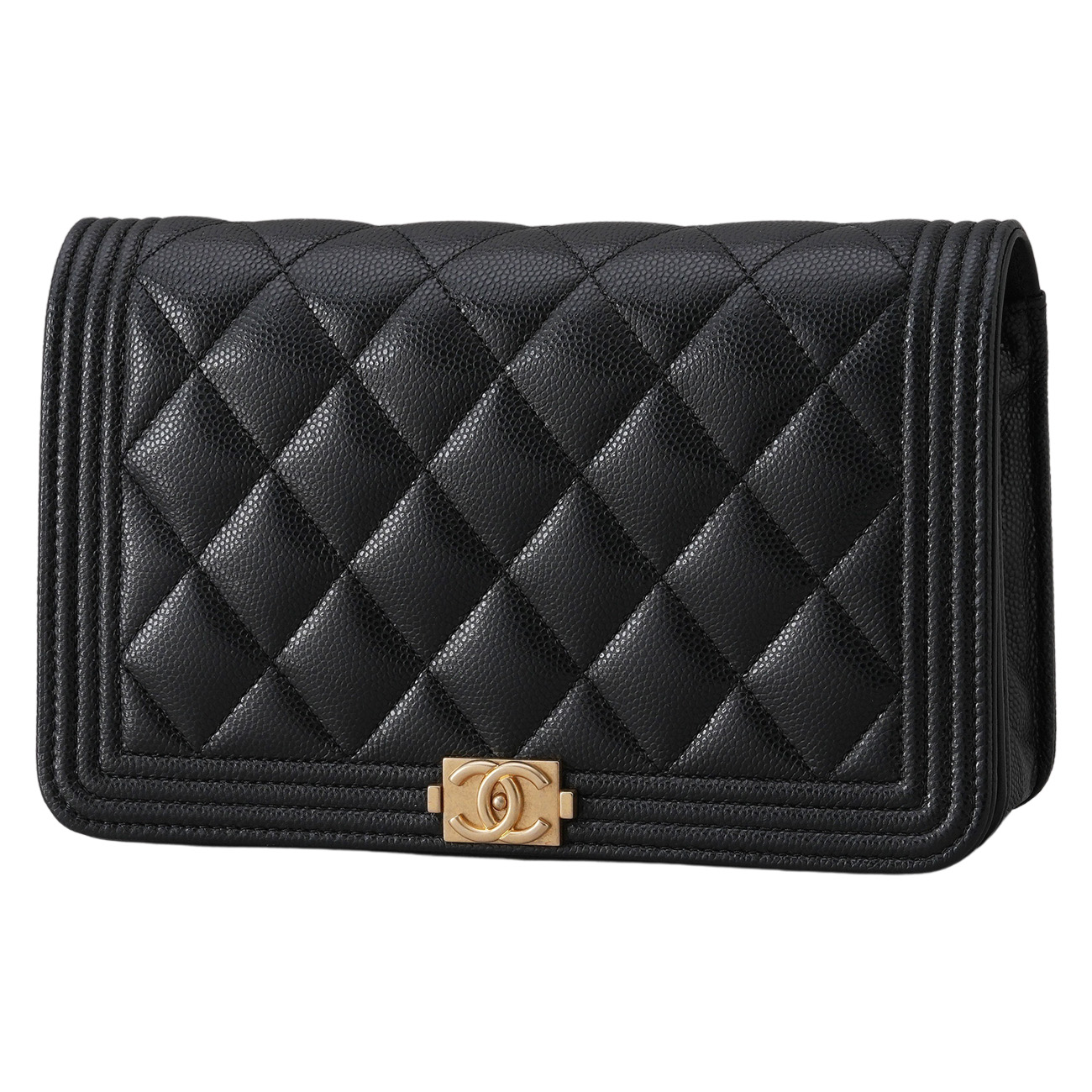 CHANEL(USED)샤넬 캐비어 보이샤넬 WOC