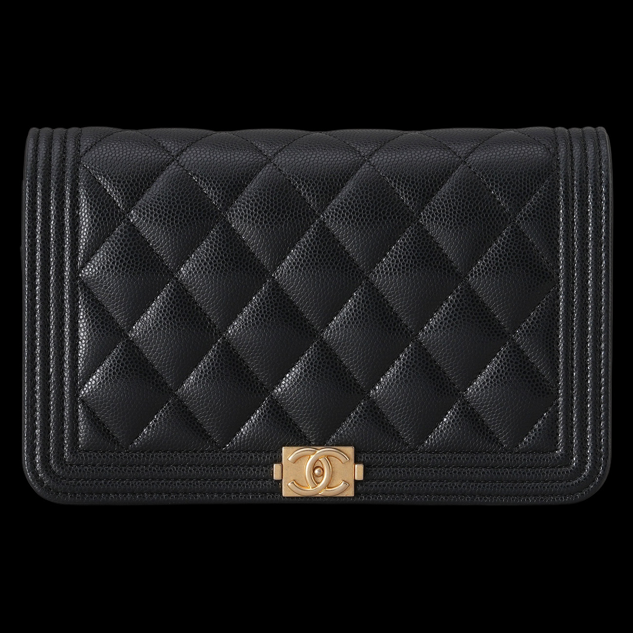 CHANEL(USED)샤넬 캐비어 보이샤넬 WOC