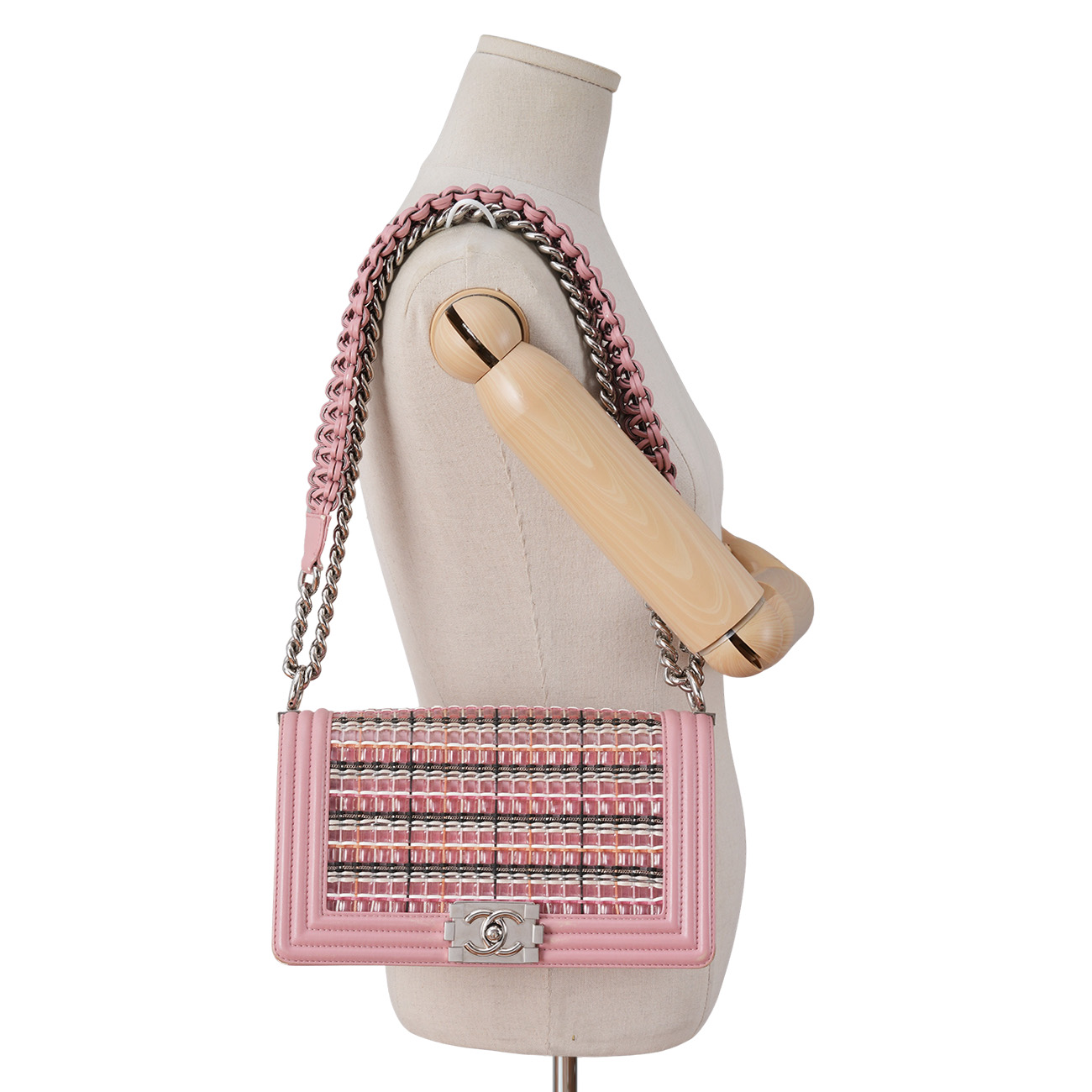 CHANEL(USED)샤넬 시즌 보이샤넬 미디움 백