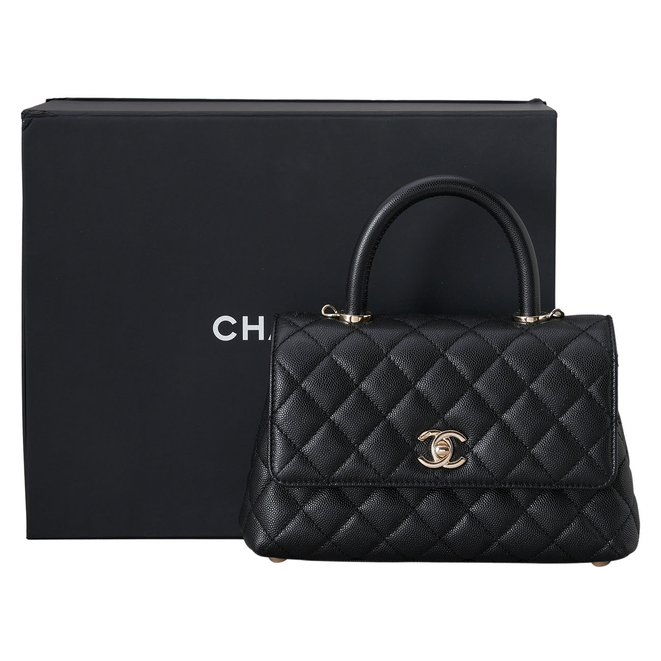 CHANEL(USED)샤넬 캐비어 코코핸들 스몰