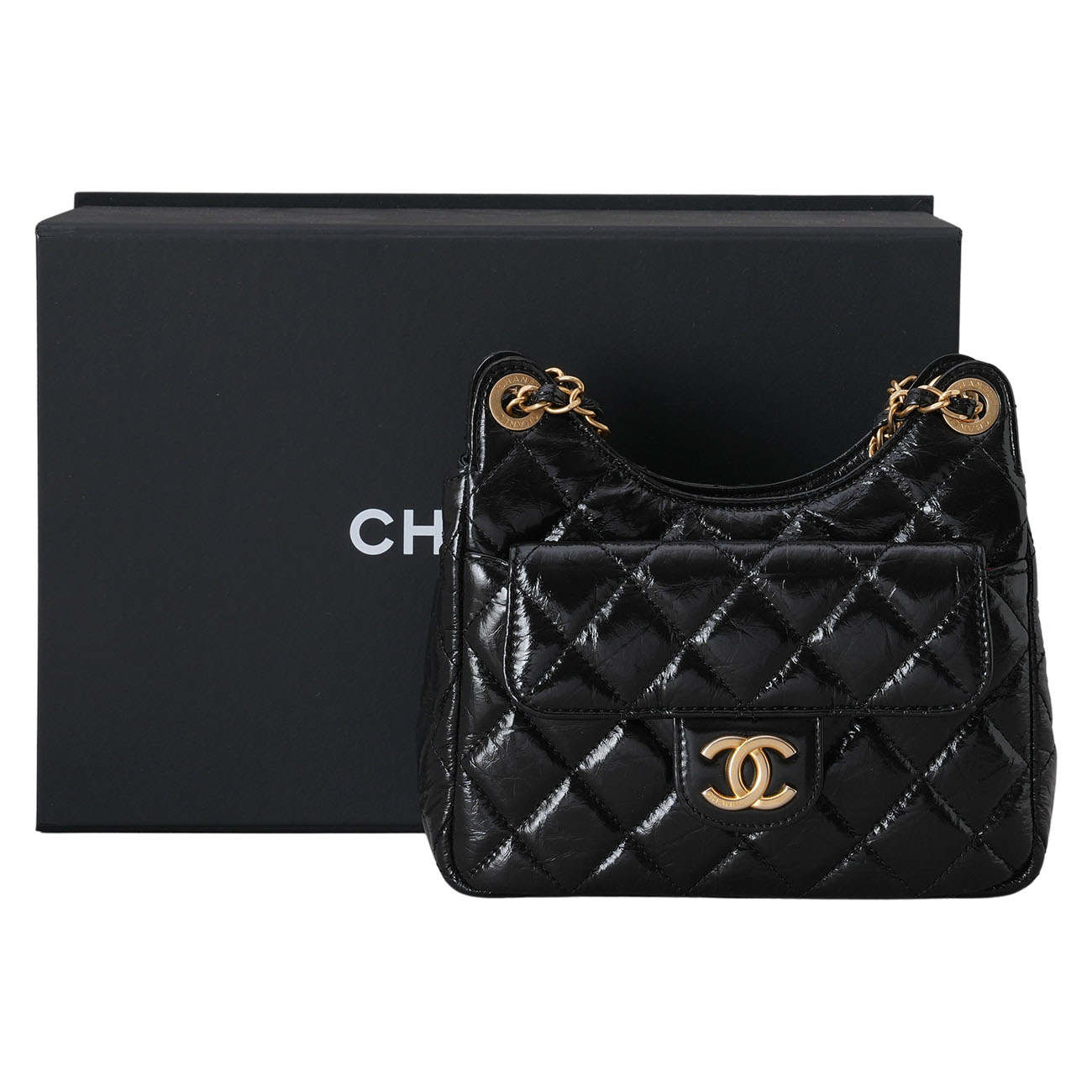 CHANEL(USED)샤넬 AS4323 24공방 빈티지 페이던트 체인 호보백