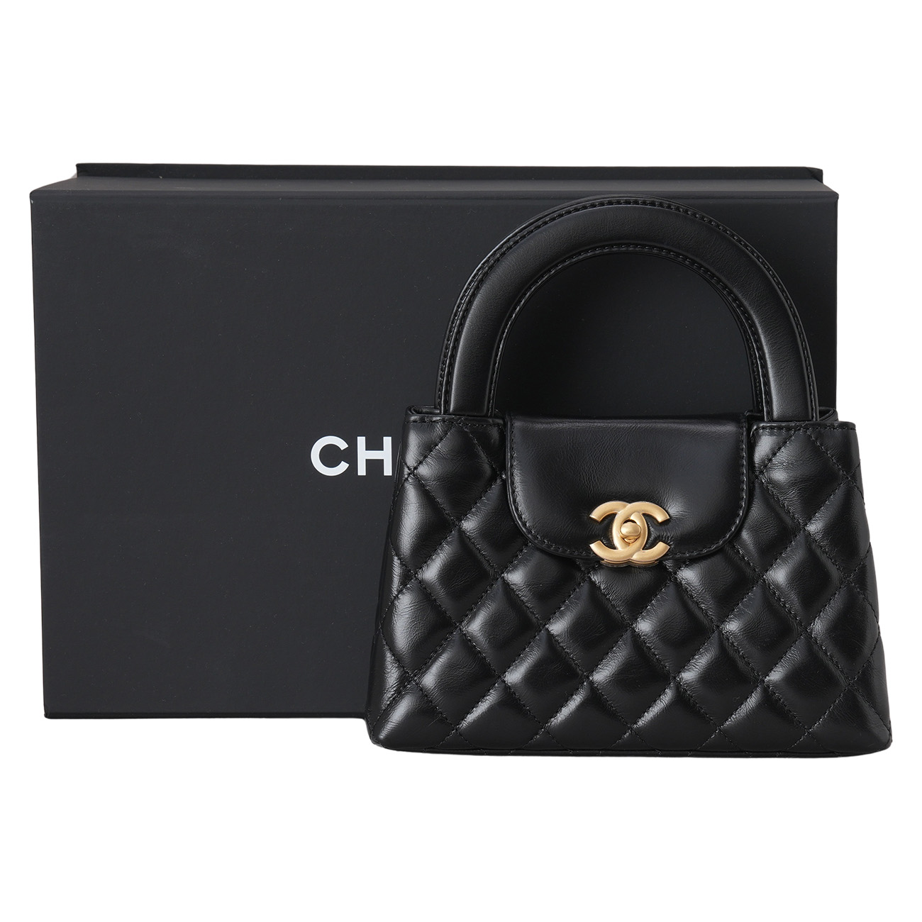 CHANEL(USED)샤넬 AS4416 샤이니 켈리 미니 탑 핸들