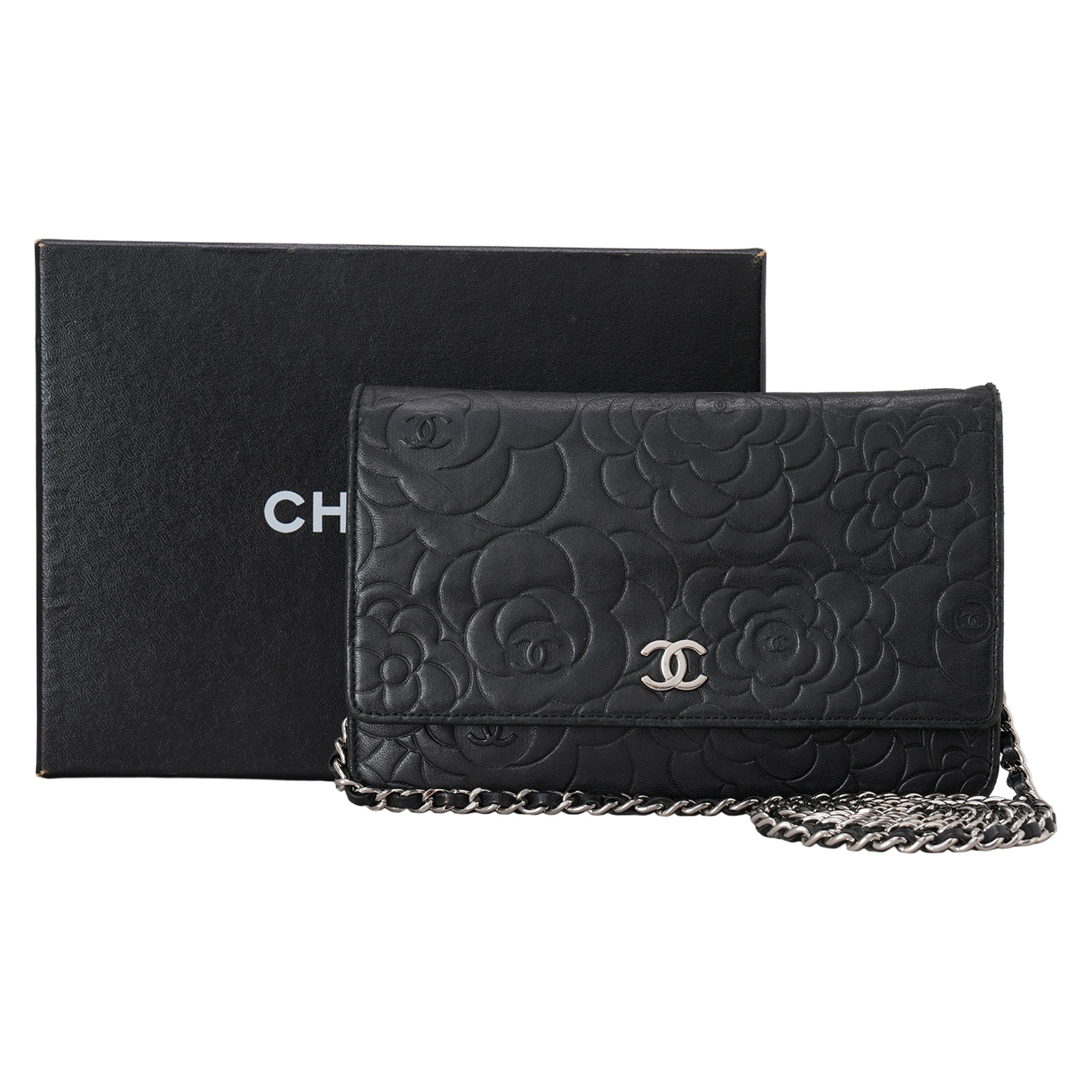 CHANEL(USED)샤넬 시즌 카멜리아 WOC