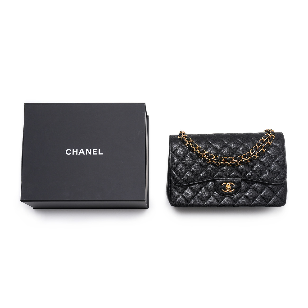 CHANEL(USED)샤넬 캐비어 클래식 라지 플랩백