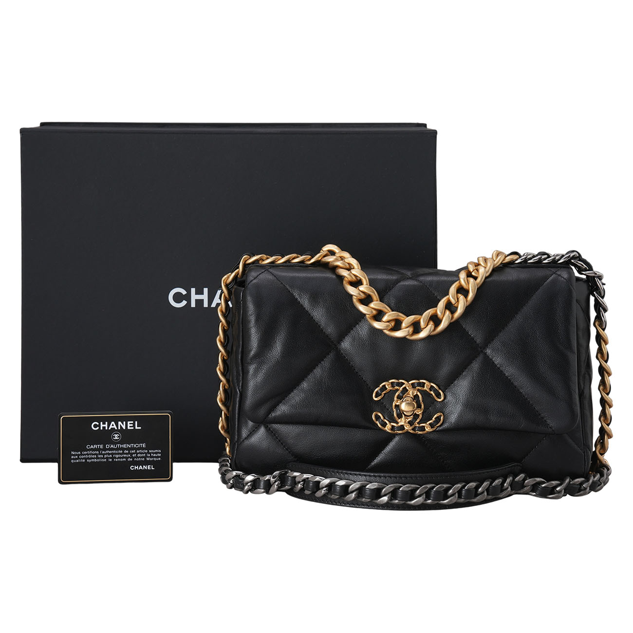 CHANEL(USED)샤넬 AS1160 19 미디움 백