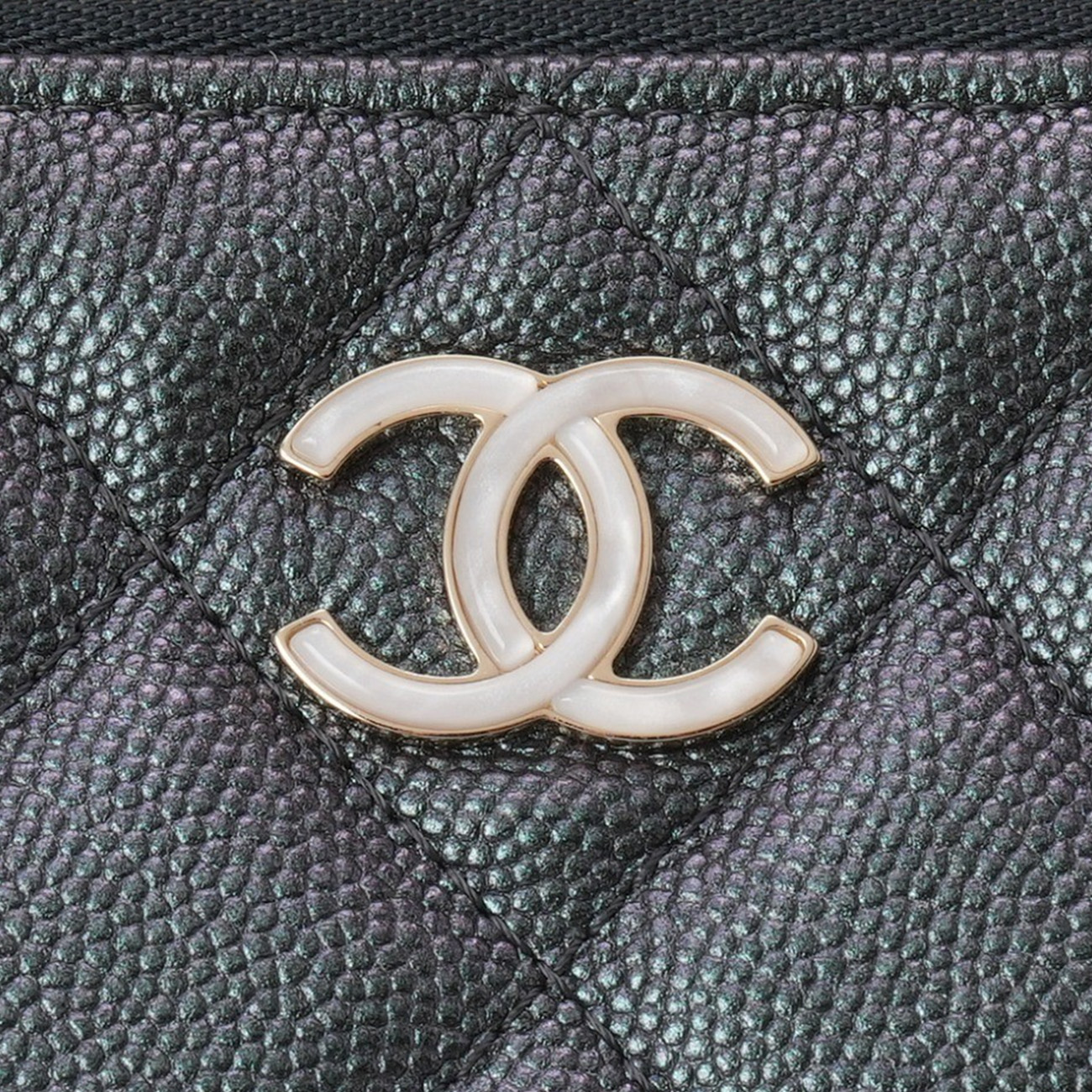 CHANEL(USED)샤넬 시즌 캐비어 클러치 뉴미듐