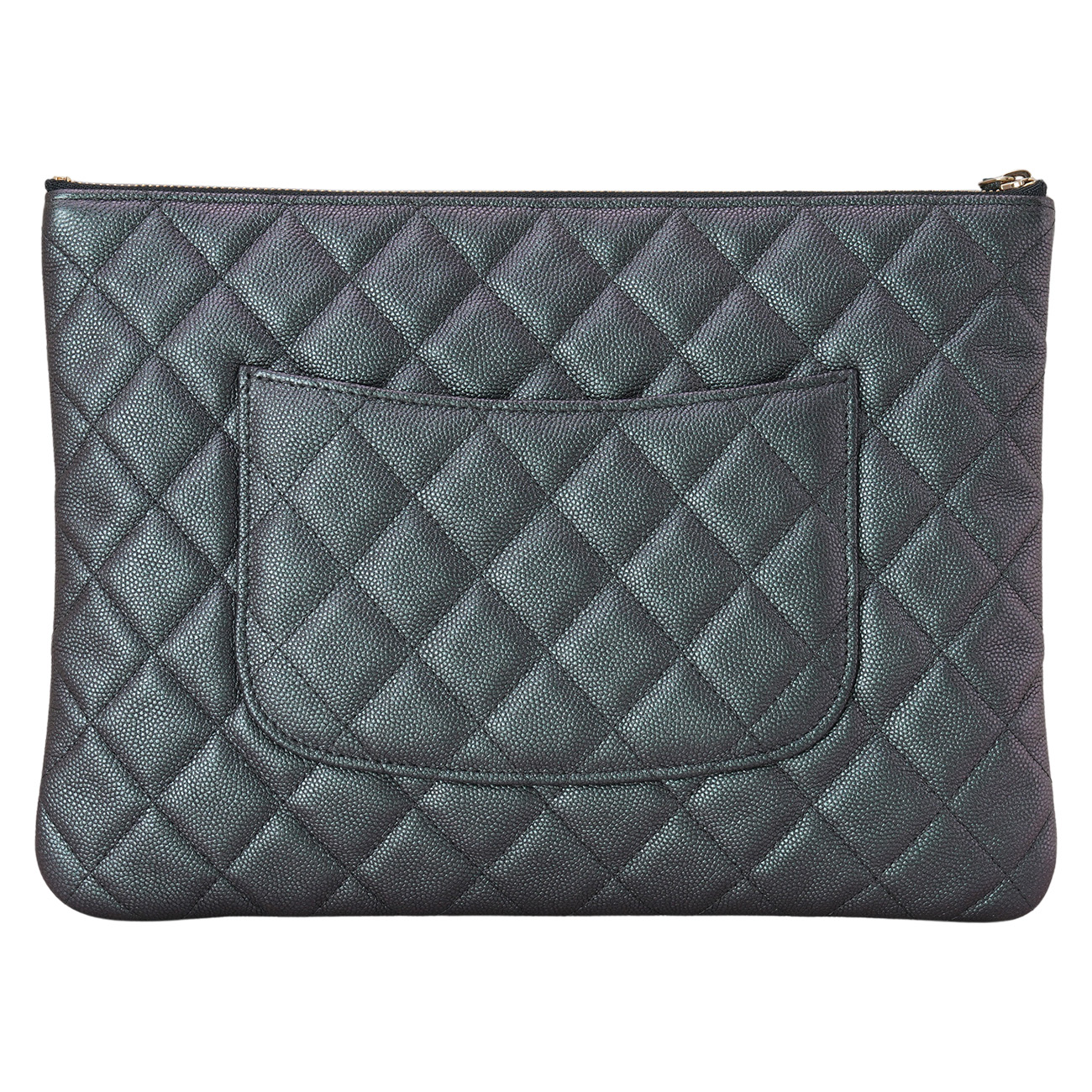 CHANEL(USED)샤넬 시즌 캐비어 클러치 뉴미듐