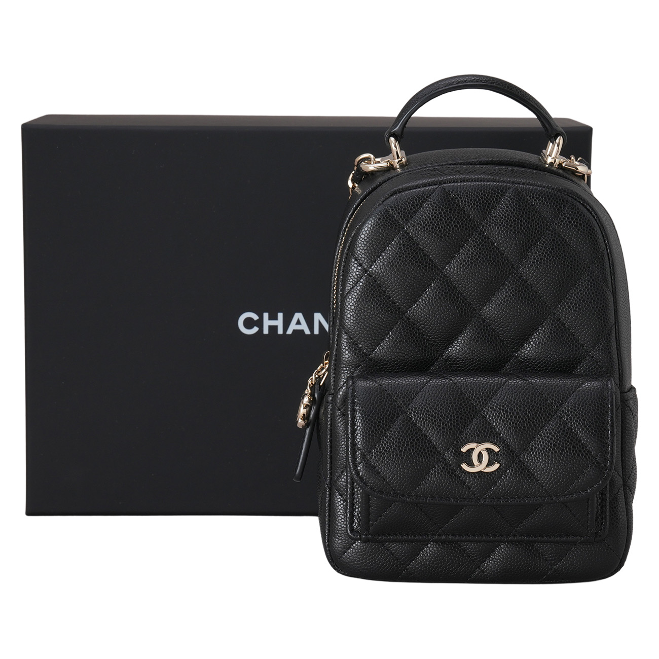 CHANEL(USED)샤넬 AP3753 캐비어 크루즈 컬렉션 미니 백팩