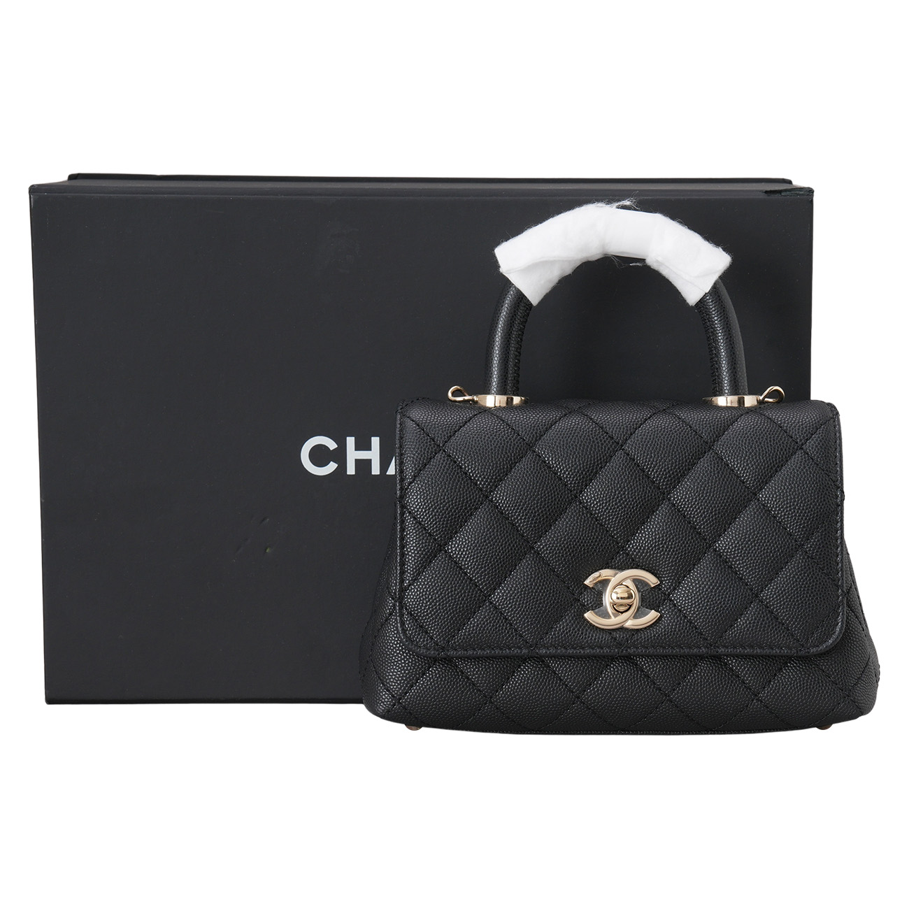 CHANEL(USED)샤넬 캐비어 코코핸들 미니