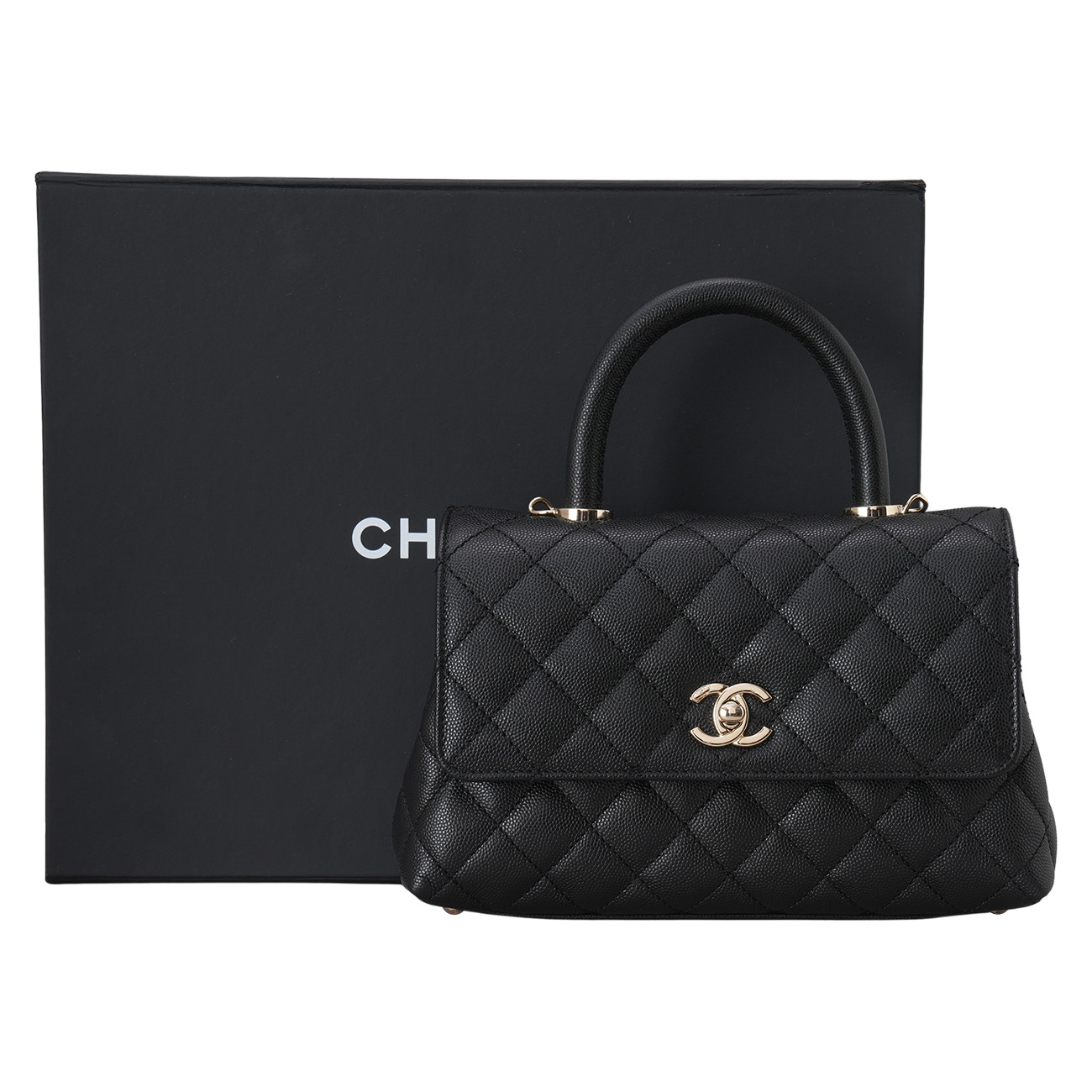 CHANEL(USED)샤넬 캐비어 코코핸들 스몰
