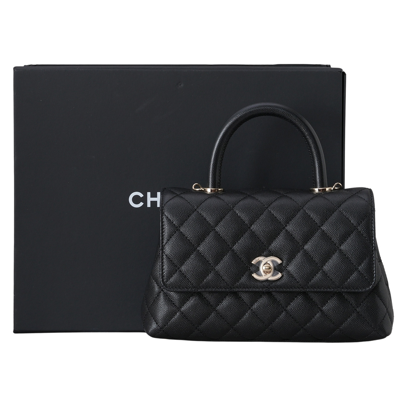 CHANEL(USED)샤넬 캐비어 코코핸들 스몰
