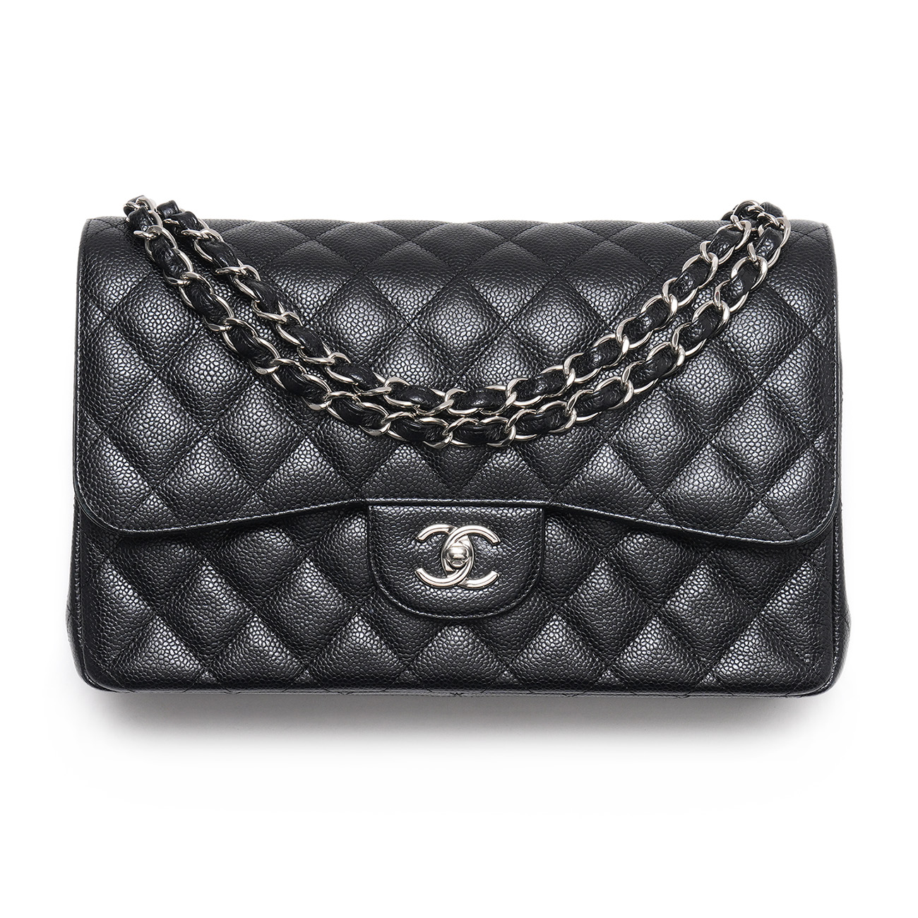 CHANEL(USED)샤넬 캐비어 클래식 라지 플랩백