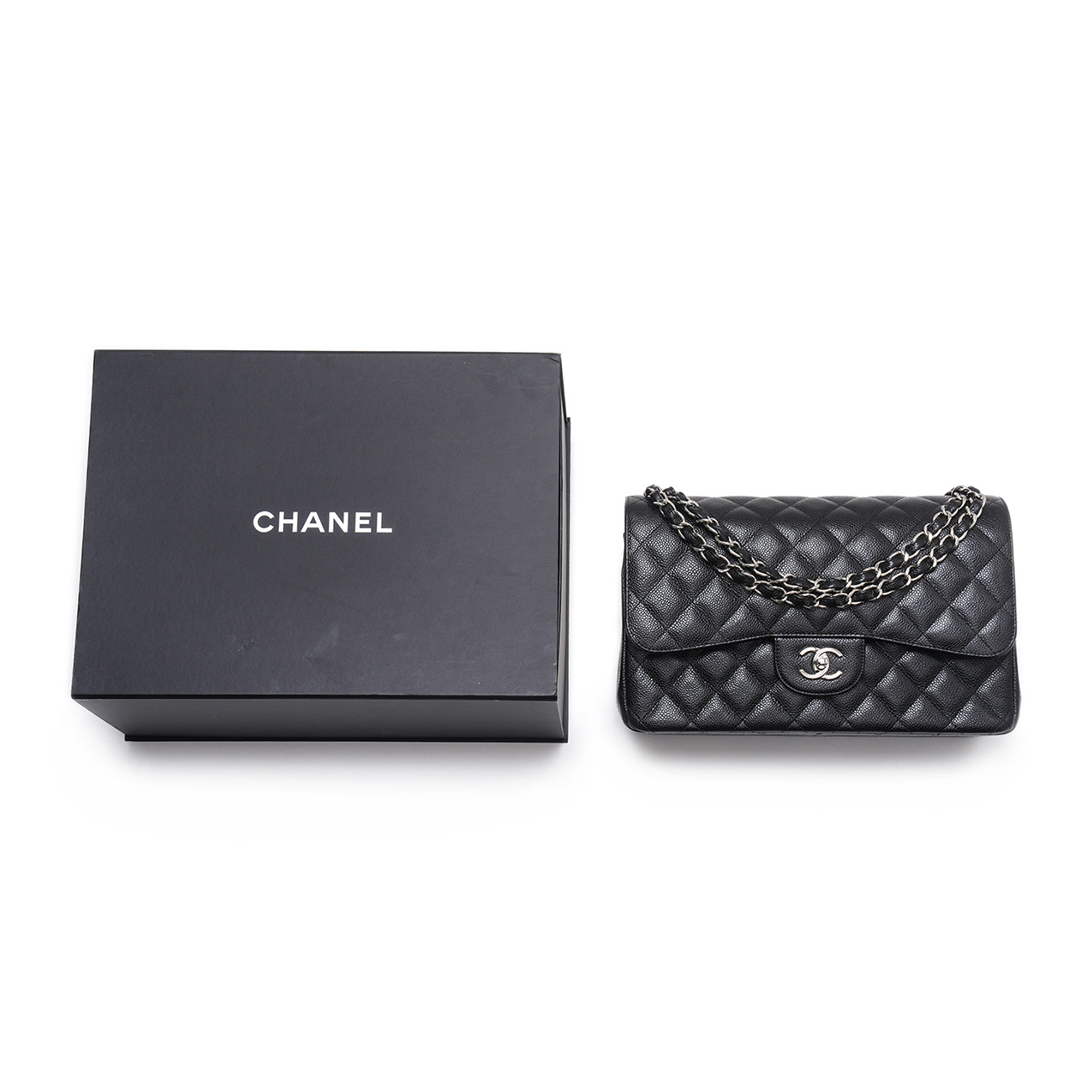 CHANEL(USED)샤넬 캐비어 클래식 라지 플랩백