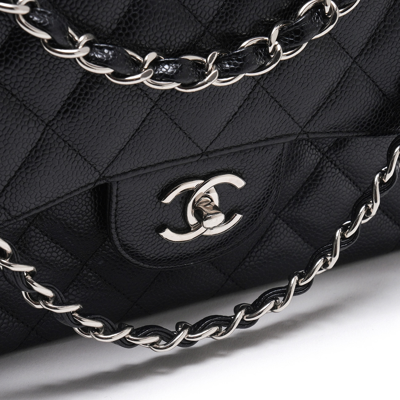 CHANEL(USED)샤넬 캐비어 클래식 라지 플랩백