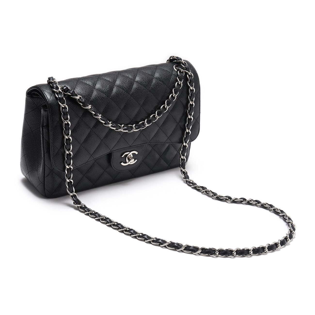 CHANEL(USED)샤넬 캐비어 클래식 라지 플랩백