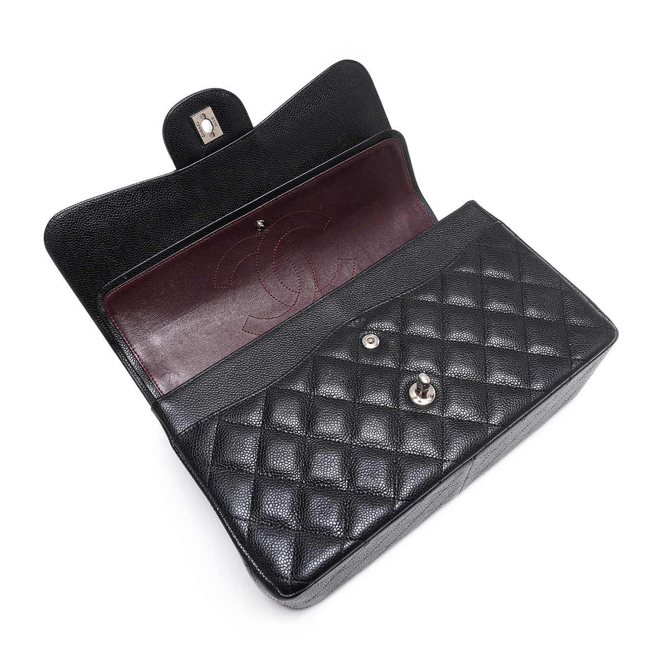 CHANEL(USED)샤넬 캐비어 클래식 라지 플랩백