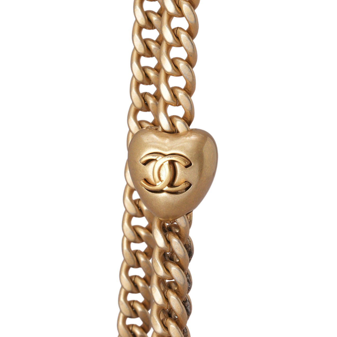 CHANEL(USED)샤넬 AP3203 캐비어 정사각 베니티 하트볼 체인 크로스백