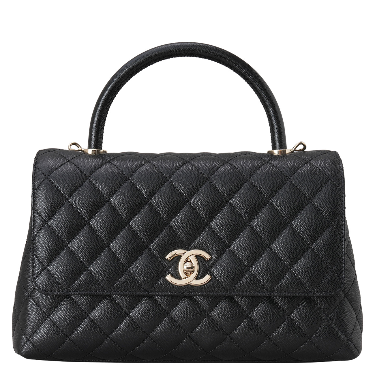 CHANEL(USED)샤넬 캐비어 코코핸들 미듐