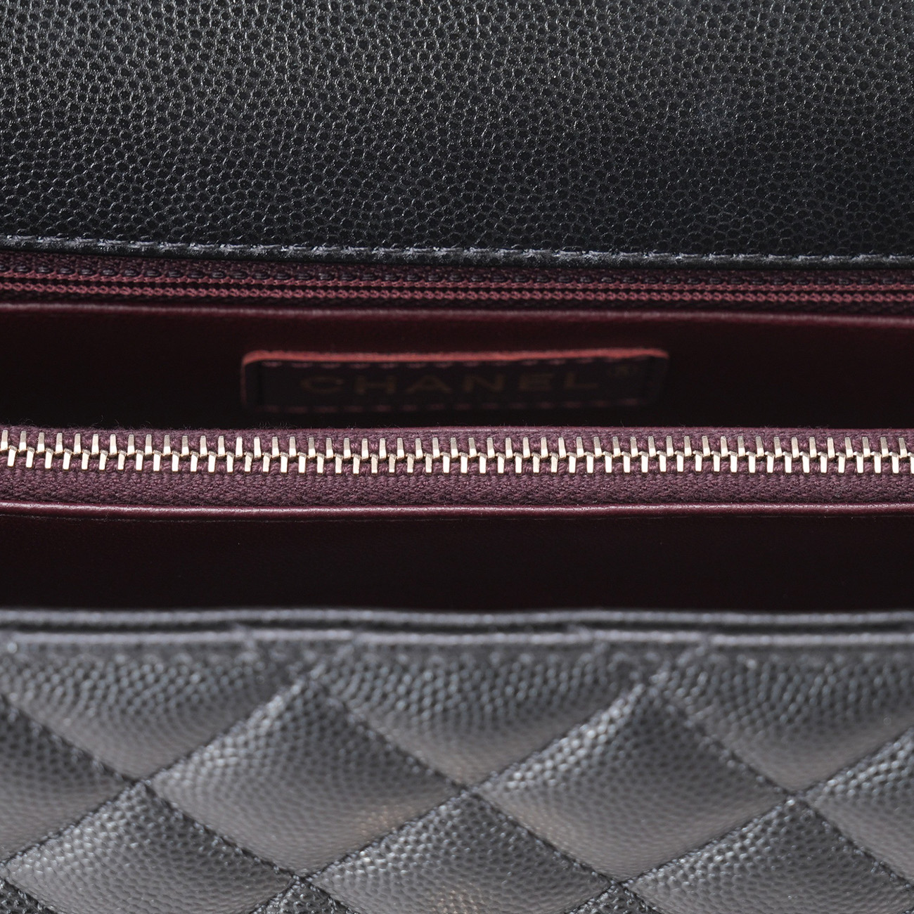 CHANEL(USED)샤넬 캐비어 코코핸들 미듐