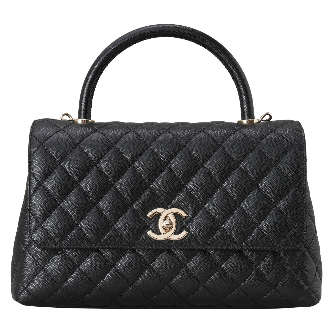 CHANEL(USED)샤넬 캐비어 코코핸들 미듐