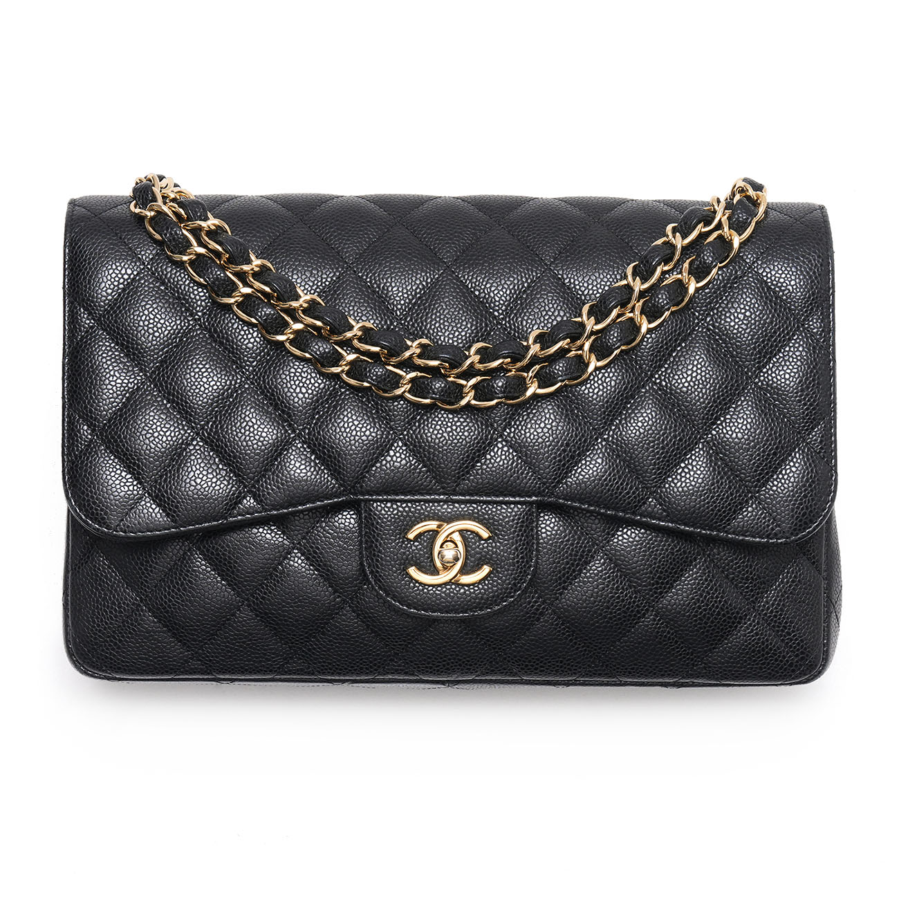 CHANEL(USED)샤넬 캐비어  클래식 라지 플랩백