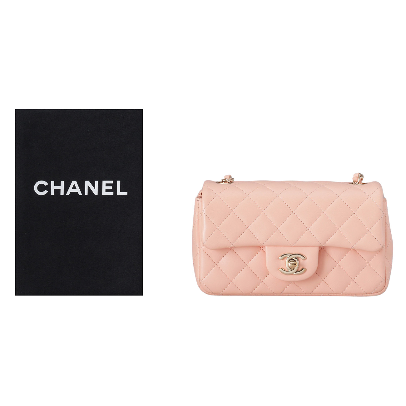 CHANEL(USED)샤넬 램스킨 클래식 뉴미니 크로스백