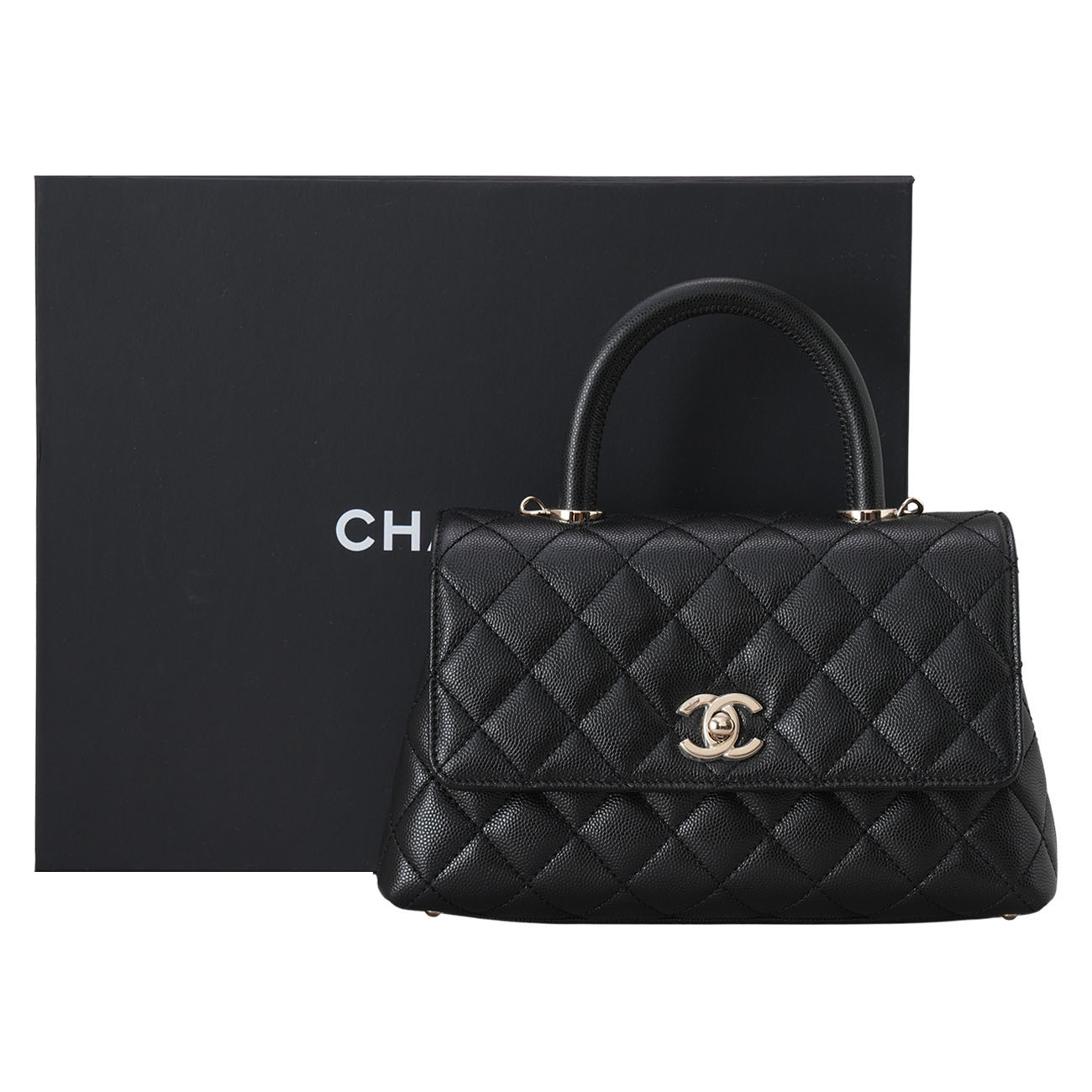 CHANEL(USED)샤넬 캐비어 코코핸들 스몰