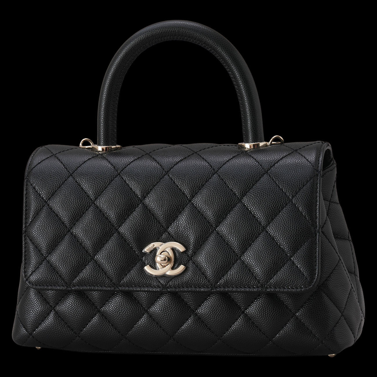 CHANEL(USED)샤넬 캐비어 코코핸들 스몰