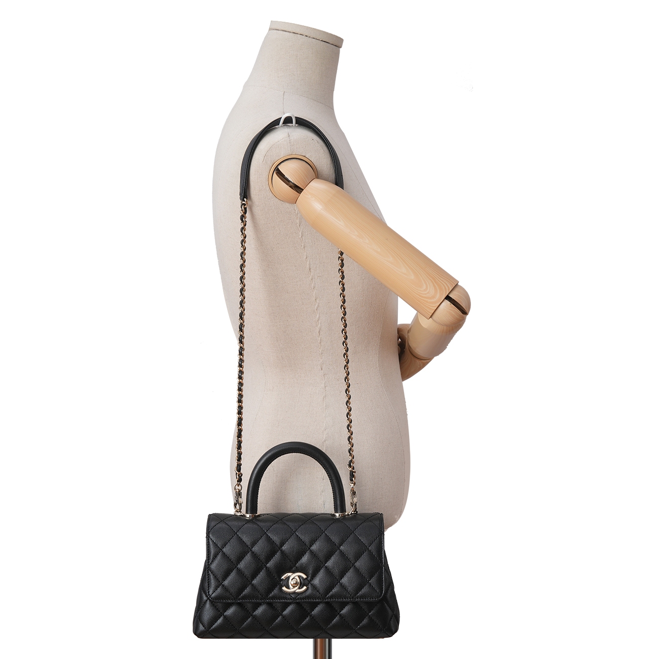 CHANEL(USED)샤넬 캐비어 코코핸들 스몰