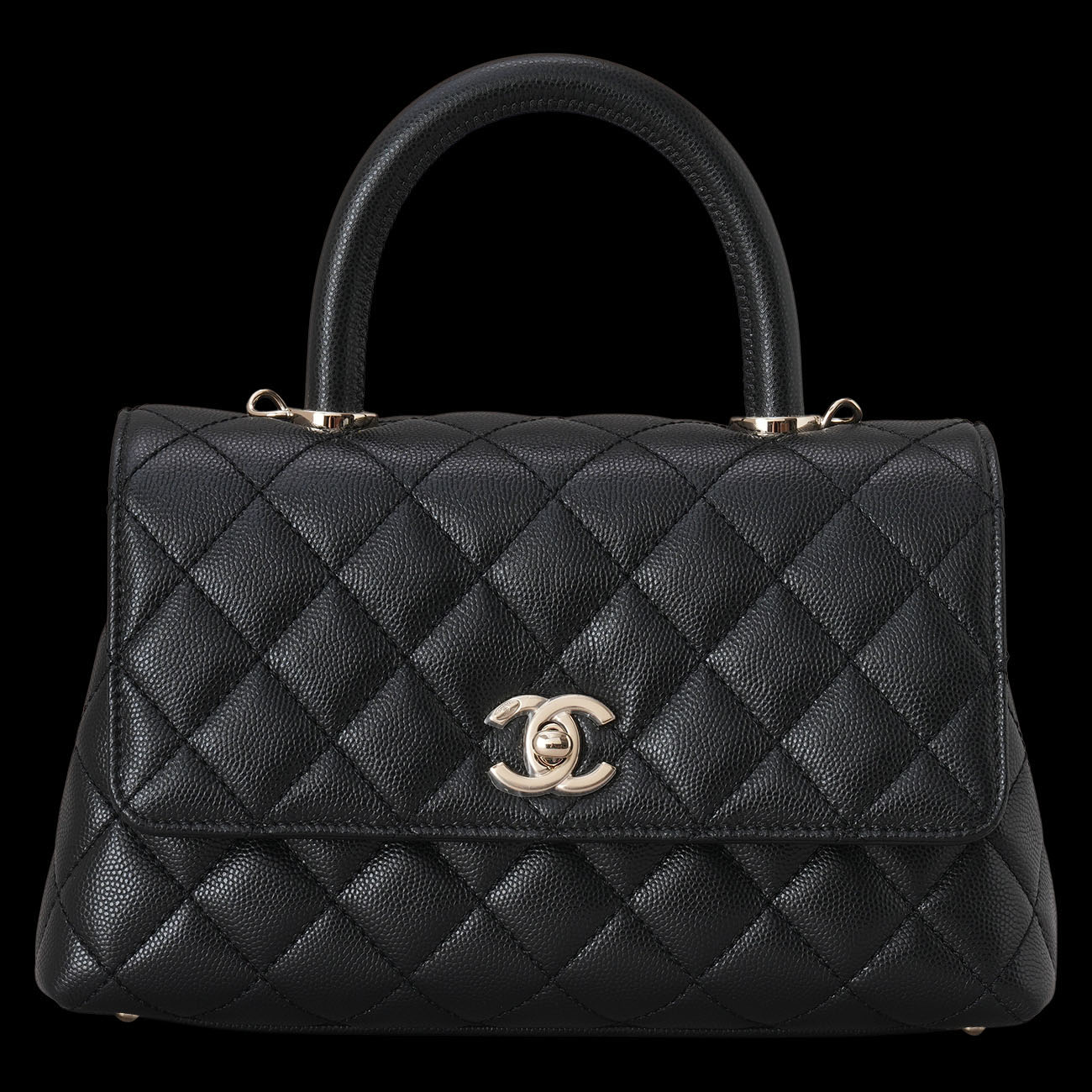 CHANEL(USED)샤넬 캐비어 코코핸들 스몰