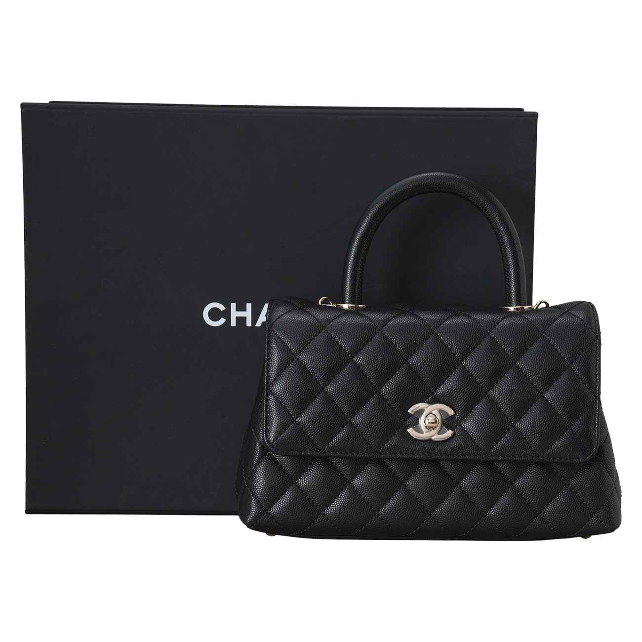 CHANEL(USED)샤넬 캐비어 코코핸들 스몰