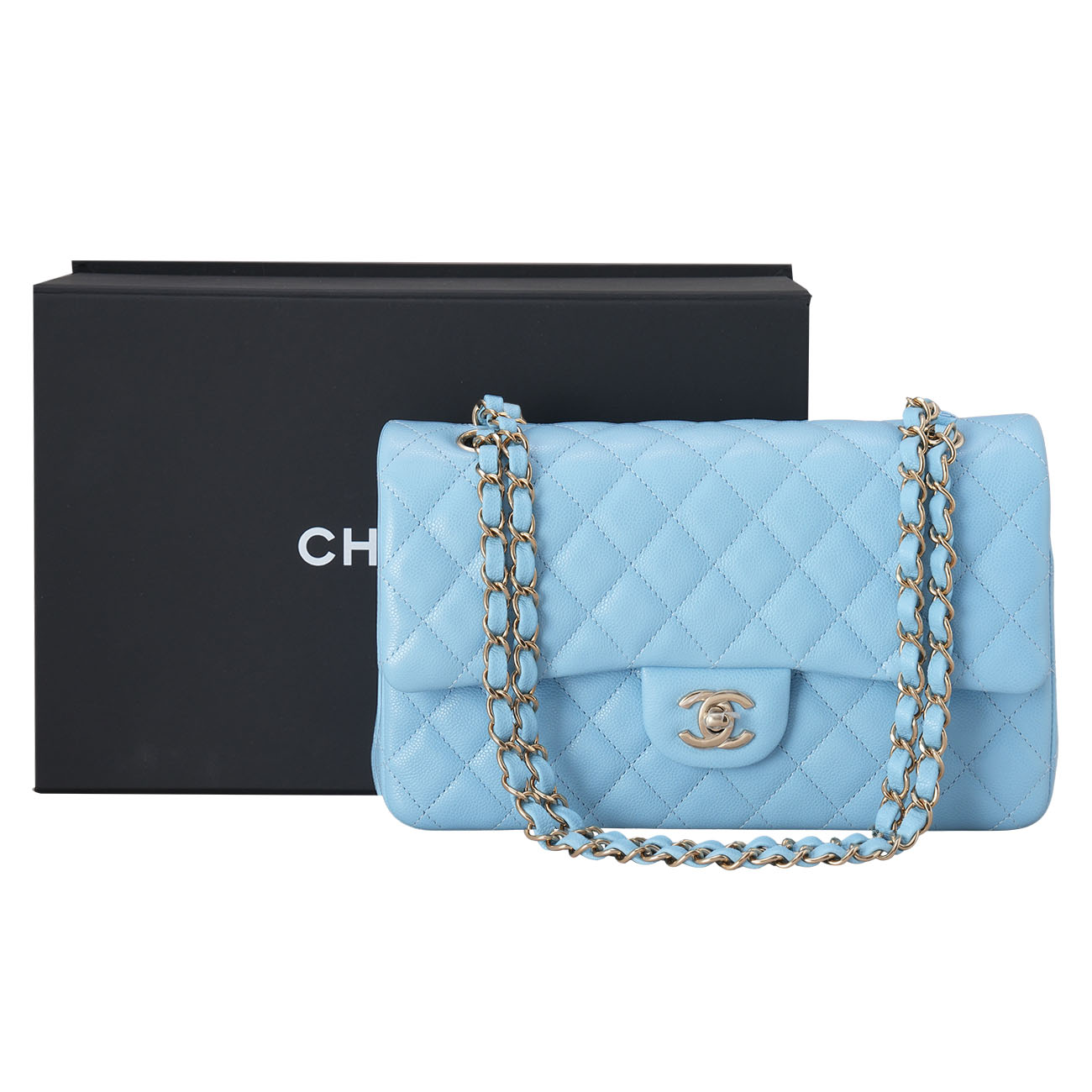 CHANEL(USED)샤넬 캐비어 클래식 미듐 플랩백
