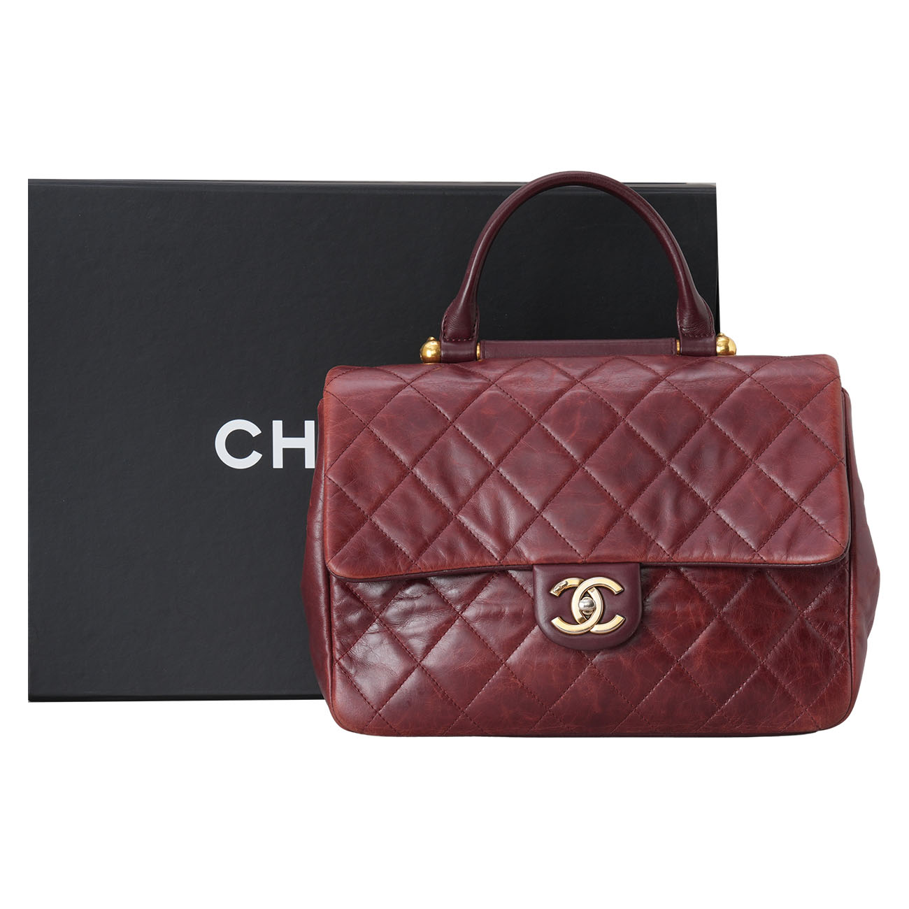 CHANEL(USED)샤넬 A93424 퍼펙트 보이시 탑 핸들 백
