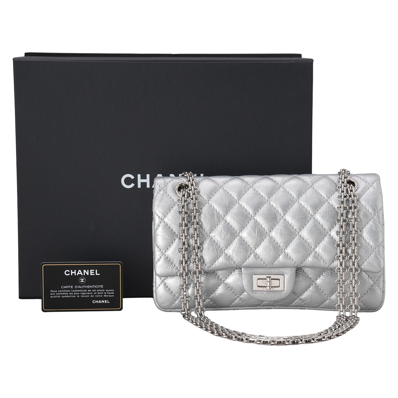 CHANEL(USED)샤넬 2.55 빈티지 클래식 미듐 플랩백
