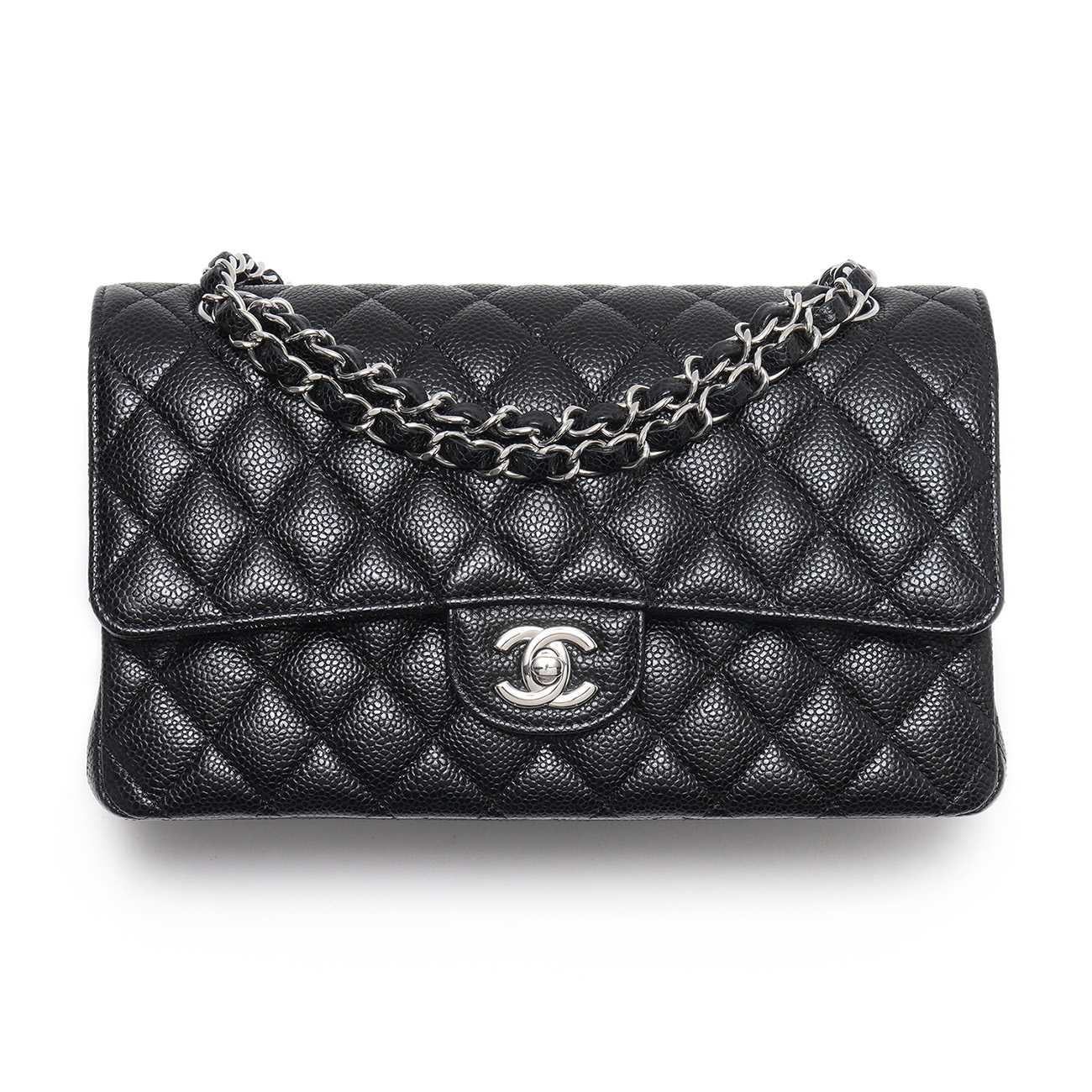 CHANEL(USED)샤넬 캐비어 클래식 미듐 플랩백