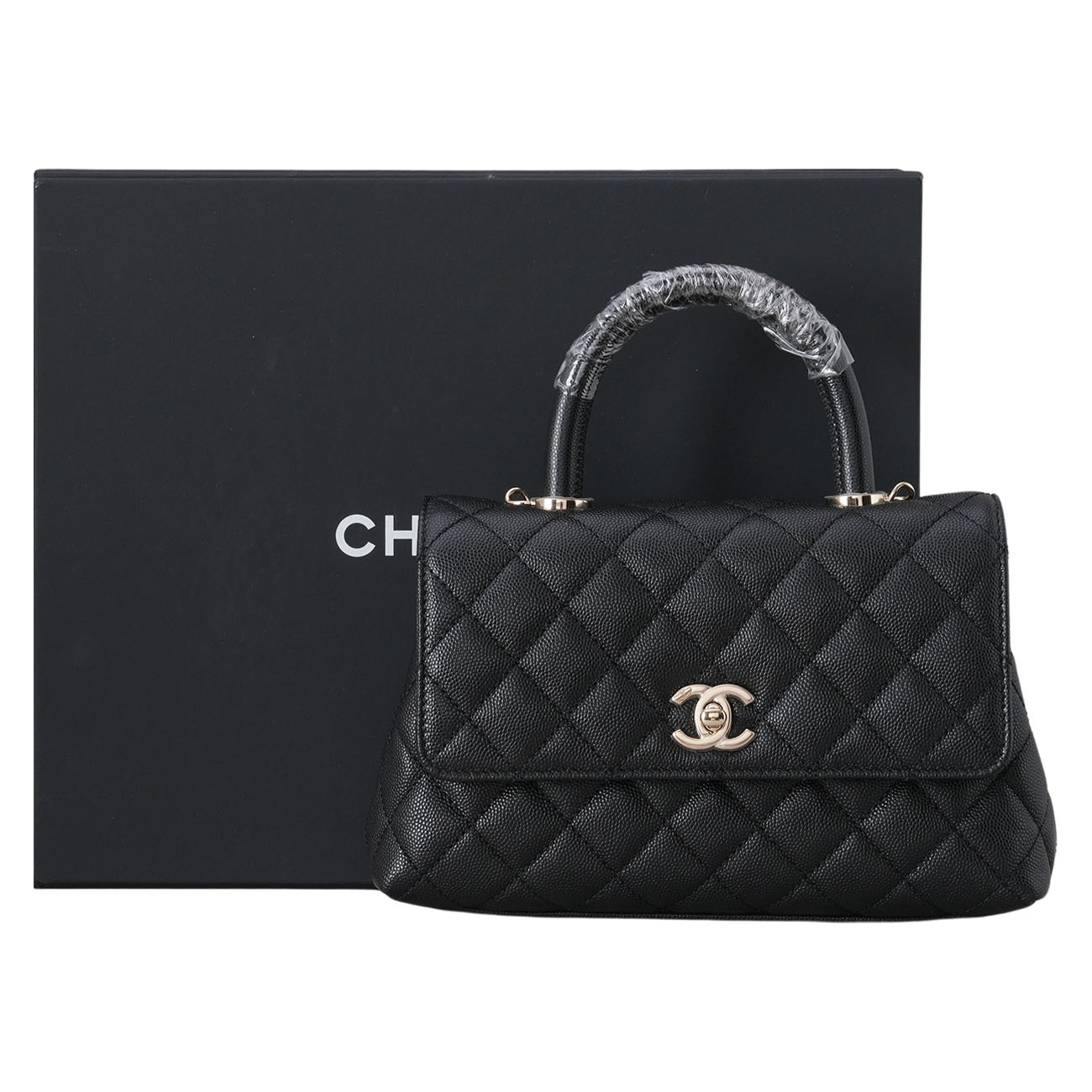 CHANEL(USED)샤넬 캐비어 코코핸들 스몰