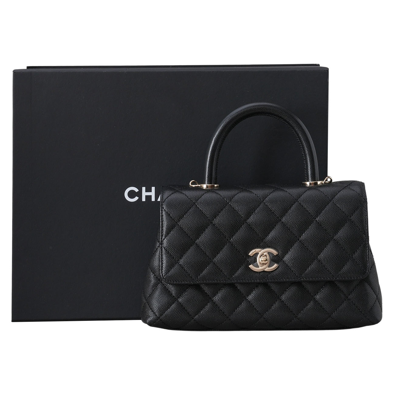 CHANEL(USED)샤넬 캐비어 코코핸들 스몰