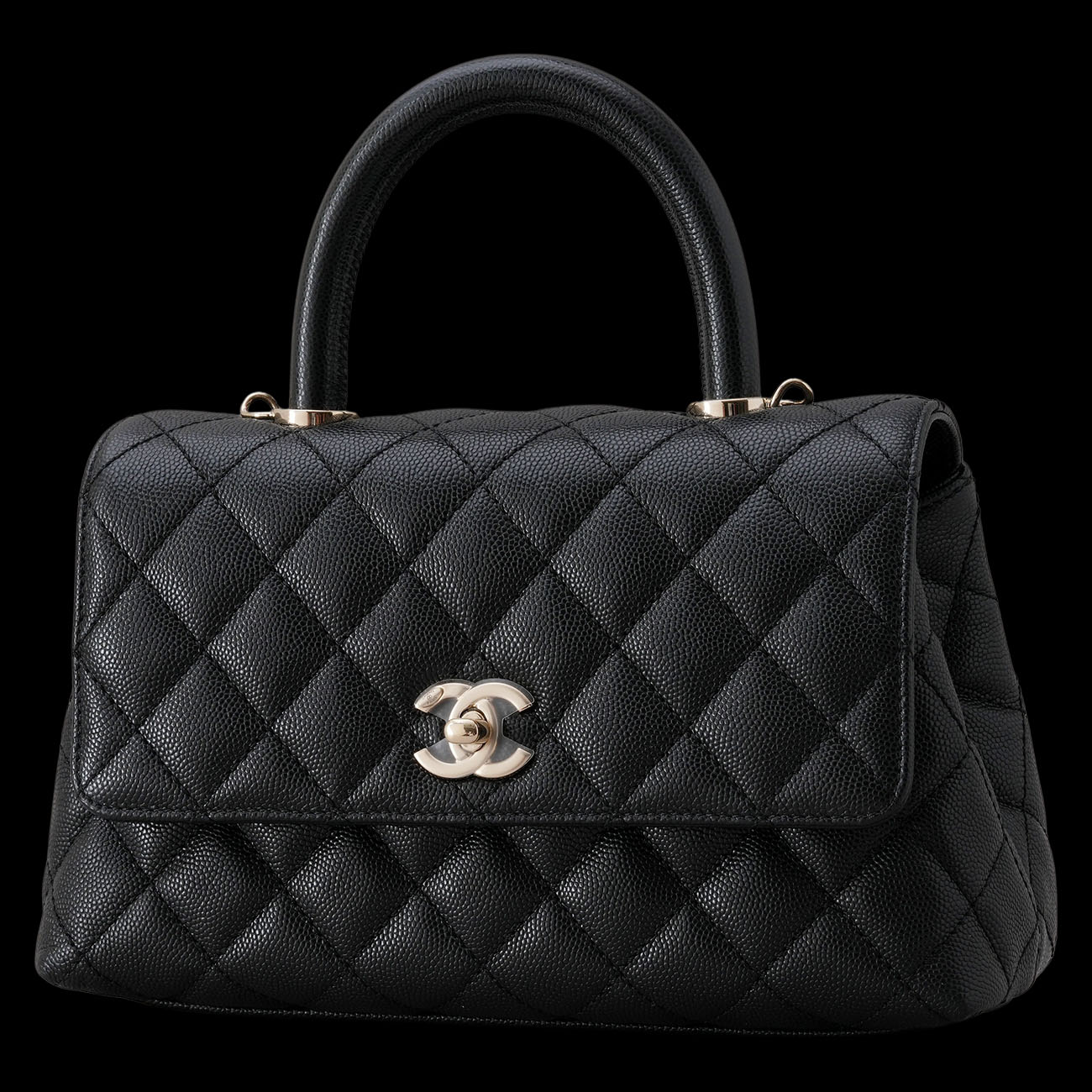 CHANEL(USED)샤넬 캐비어 코코핸들 스몰